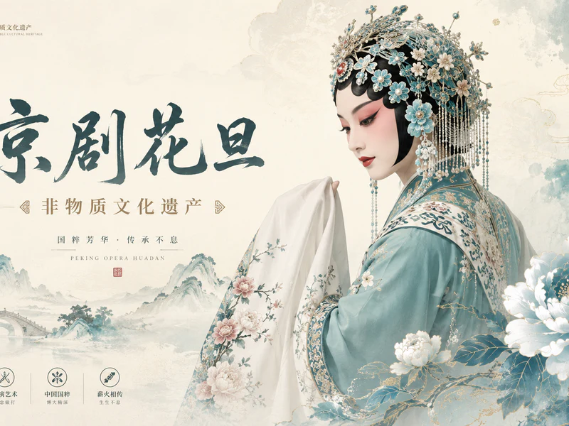 京剧-海报设计主视觉