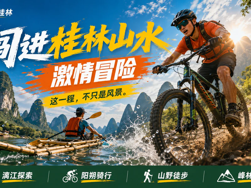 桂林旅游景区-海报设计主视觉