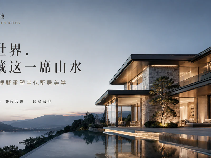 顶级别墅-海报设计主视觉