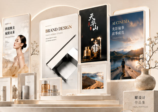 耀设计品牌视觉、医美视觉、东方美学与商业设计作品展示